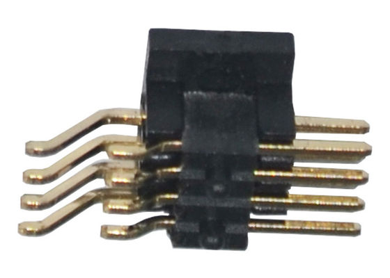 1.27mm直角SMT PA6T金によってめっきされるPinヘッダー500VAC