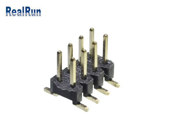 黒い2.0mmピッチPA6T 12 Pin PCBのコネクターの二重列