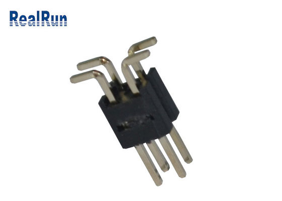 黒い2.0mmピッチPA6T 12 Pin PCBのコネクターの二重列