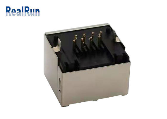 UL94V-0 1.5AMP RJ45モジュラー ジャックのコネクターの金属は保護した