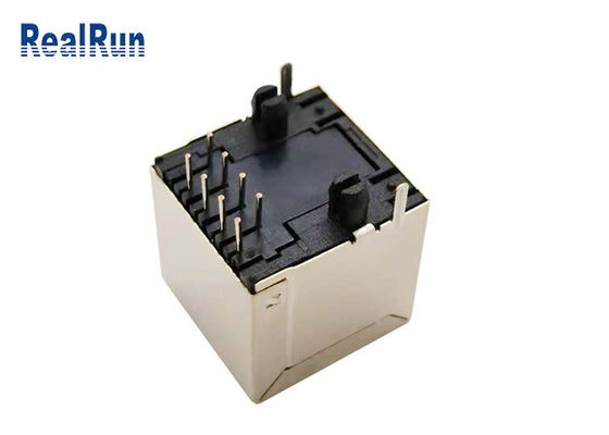 蛍光体青銅PA46のモジュラーRJ45コネクター単一の左舷125VAC