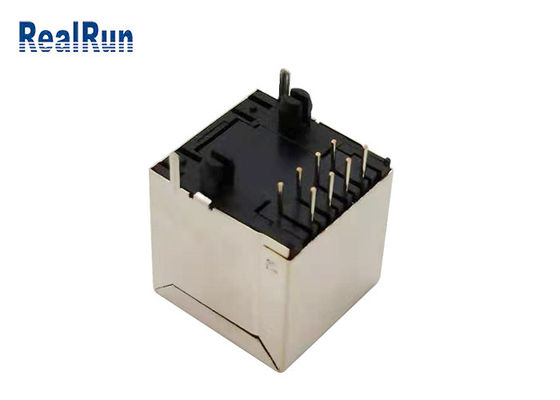 蛍光体青銅PA46のモジュラーRJ45コネクター単一の左舷125VAC