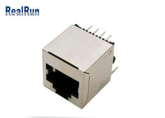 蛍光体青銅PA46のモジュラーRJ45コネクター単一の左舷125VAC