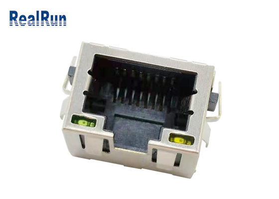 盾を持つLCP UL94V-0の蛍光体青銅RJ45のコネクター ジャック500VAC