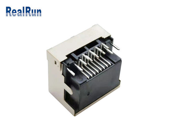 LEDライト1.5Aと直角PCB 8pin RJ45モジュラー ジャックのコネクター