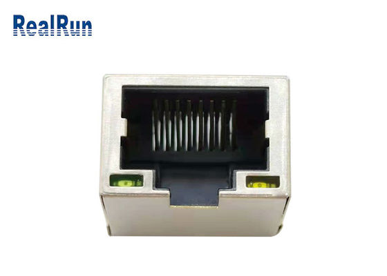 LEDライト1.5Aと直角PCB 8pin RJ45モジュラー ジャックのコネクター