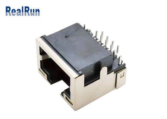 LEDライト1.5Aと直角PCB 8pin RJ45モジュラー ジャックのコネクター