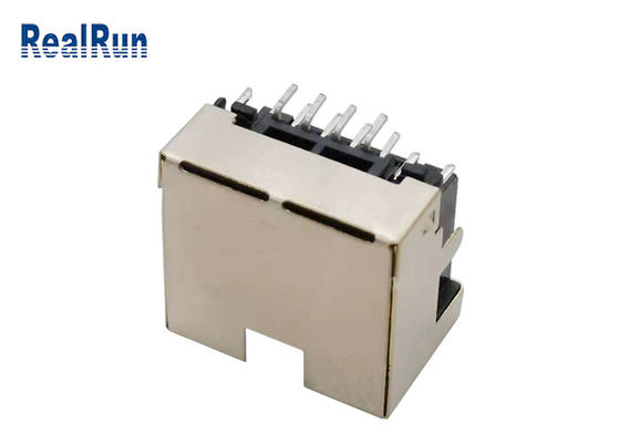 LEDライト1.5Aと直角PCB 8pin RJ45モジュラー ジャックのコネクター