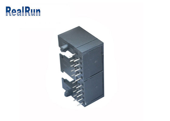 10P10C RJ45の権利PCBモジュラー ジャックPBT Rj45のメス コネクタ