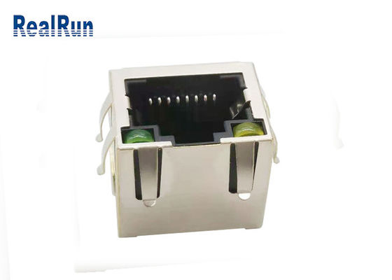 PA6T PBT RJ45のメス コネクタのソケットの伸縮性がある貝の盾