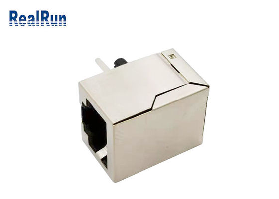 UL94-0 125V Rj45のコネクターの金属は10P8CモジュラーRJ45ジャックを保護した