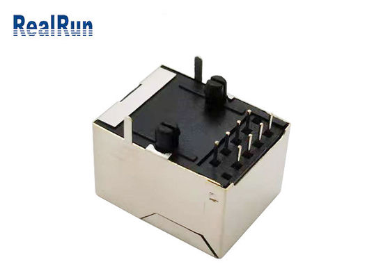 UL94-0 125V Rj45のコネクターの金属は10P8CモジュラーRJ45ジャックを保護した