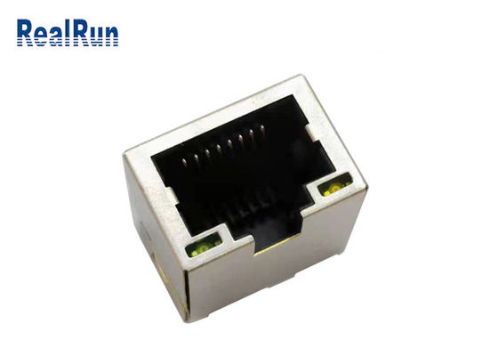 PA46 1左舷Rj45モジュラー ジャックRJ45 PCBのコネクターの銅合金
