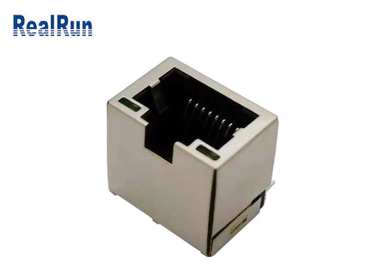 PA46 1左舷Rj45モジュラー ジャックRJ45 PCBのコネクターの銅合金