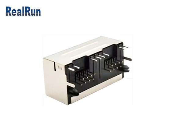 LEDが付いているPCB 8P8C RJ45のコネクターのモジュラー ジャックSGSは保護した