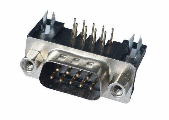 直角1000VAC PBTの絶縁体Dの潜水艦のコネクターVGA DR 9 Pin