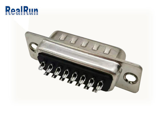 15のPin DのSubminiatureコネクターは接触まっすぐなPBTを押した