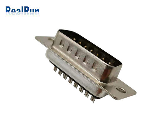 15のPin DのSubminiatureコネクターは接触まっすぐなPBTを押した