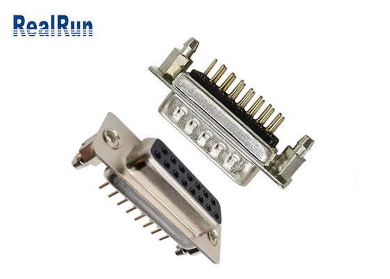 まっすぐなDP 15 Pin PCB 1000VAC Dの潜水艦のコネクター男女PBT