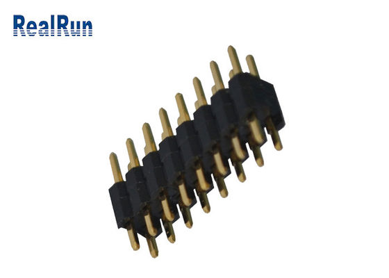 二重列PA6T 3.0AはPinヘッダーのコネクター2.54mmピッチを浸す