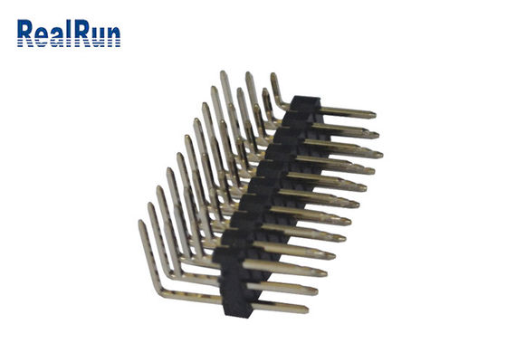 PBT 2.54mmの表面の台紙のオス・コネクタ3の列Pinヘッダー