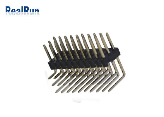 PBT 2.54mmの表面の台紙のオス・コネクタ3の列Pinヘッダー