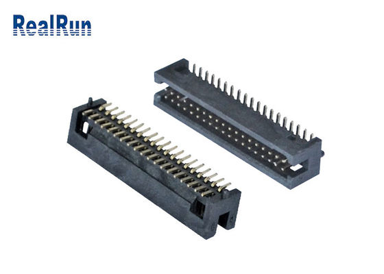 PA6T 1.27mmピッチSMT箱ヘッダーの二重列直角2*19 Pin UL94V-0