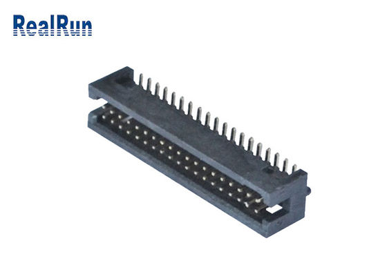 PA6T 1.27mmピッチSMT箱ヘッダーの二重列直角2*19 Pin UL94V-0