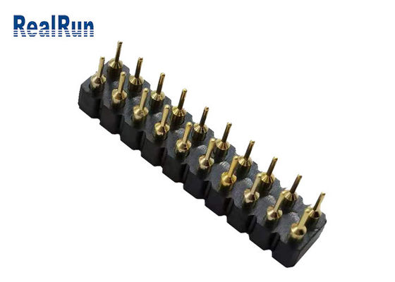 PBT 2.54mmのすくいPinの女性ヘッダー20 Pinの二重列のソケットのコネクター