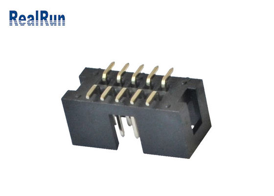 PA6T IDC男性ヘッダーのコネクター2.54mmピッチSMT 10 Pin箱ヘッダー