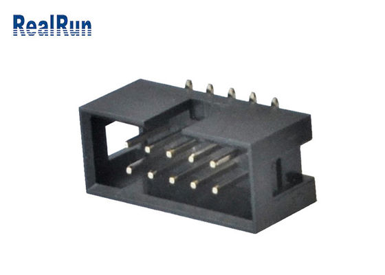 PA6T IDC男性ヘッダーのコネクター2.54mmピッチSMT 10 Pin箱ヘッダー