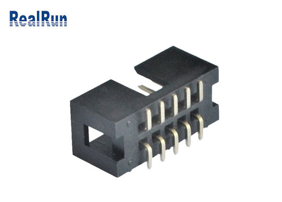 PA6T IDC男性ヘッダーのコネクター2.54mmピッチSMT 10 Pin箱ヘッダー