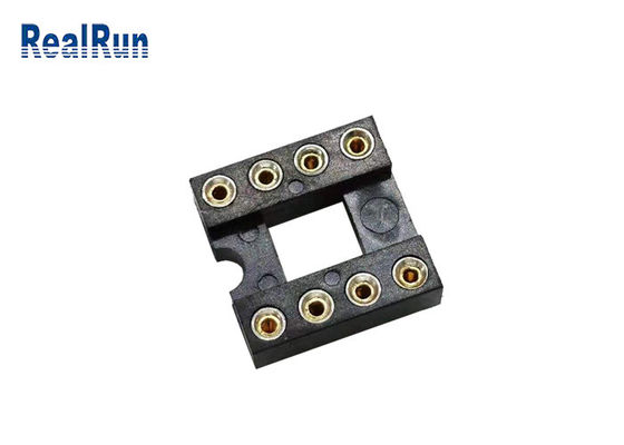 ピッチ2.54mm ICのソケット女性ヘッダーのコネクターUL94V-0まっすぐな8P