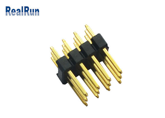 PA6T 2.54mmピッチのはんだヘッダーのコネクター3*4 12 Pin 180°のすくい