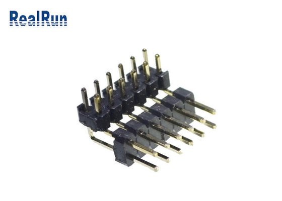 H2.0真鍮PBT PA6T Pinヘッダーのコネクターの二重列2*6 Pin SGS