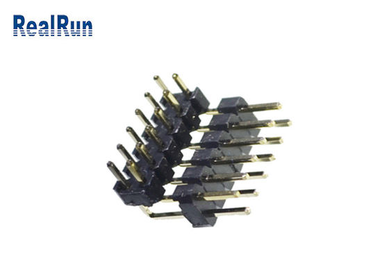 H2.0真鍮PBT PA6T Pinヘッダーのコネクターの二重列2*6 Pin SGS