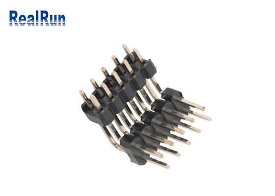 PA6T PBT LCP真鍮Pinヘッダー10P DC500V 2の列ヘッダーのコネクター