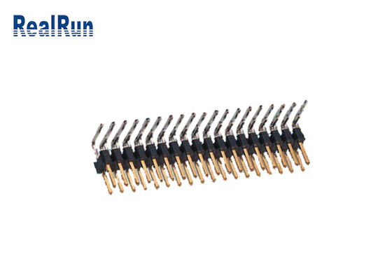 2*18P PBT SGS PinヘッダーのコネクターUL94V-0 DC500Vの二重列Pinヘッダー