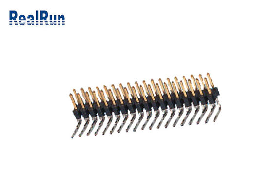 2*18P PBT SGS PinヘッダーのコネクターUL94V-0 DC500Vの二重列Pinヘッダー