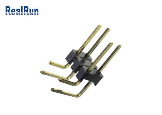 LCP PA6T PBT PCBヘッダーのコネクターUL94V-0の二重列ヘッダーのコネクター