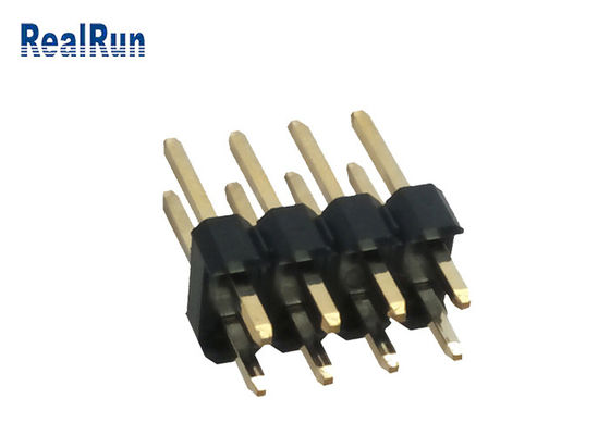 PA6T PBT LCPのUL94V-0に乗る二重列Pinヘッダー真鍮8P 3.0Aの板