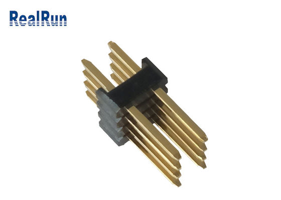 PA6T PBT LCPのUL94V-0に乗る二重列Pinヘッダー真鍮8P 3.0Aの板