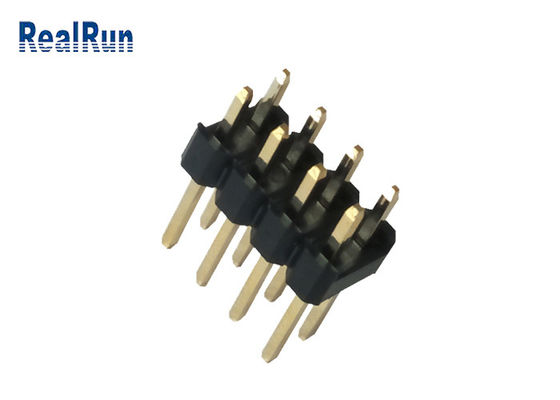 PA6T PBT LCPのUL94V-0に乗る二重列Pinヘッダー真鍮8P 3.0Aの板