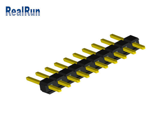 1x10P UL94V-0の単一の列PinヘッダーPA6T PBT PCB板コネクター