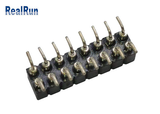 PBT PA6T PPS L7.40女性ヘッダーのコネクター2.54mmピッチSMT SMD ISO9001