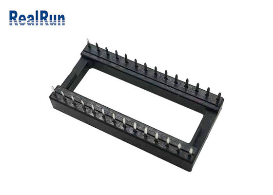 28P PA6T UL94V-0の正方形Pinヘッダー2.54mmのすくい15.24の列