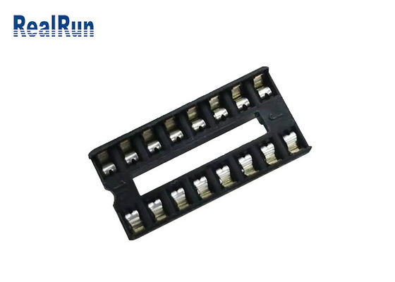2×8Pすくいの列PBTの絶縁体ICのソケットPA6T UL94V-0 PCBのマザーボード コネクター