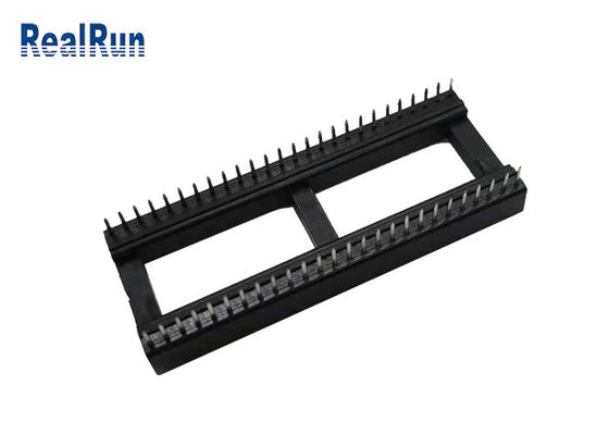 15.24列PBT 52P ICのソケットUL94V-0女性ヘッダーのコネクター