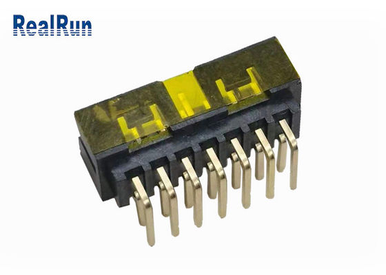 UL94V-0 PA6T金によってめっきされる箱ヘッダーのコネクター2.0*6.4-2*7P SGS