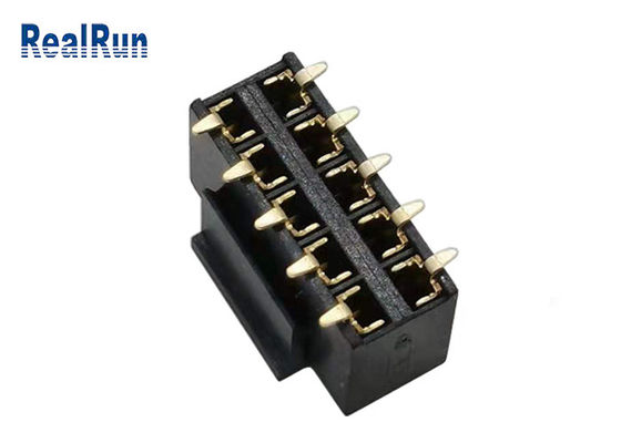 LCP PA6T 30mのオーム女性ヘッダーのコネクターH7.1 SMD 2×5 Pin ISO9001